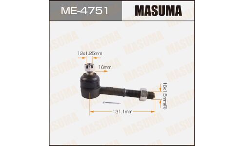Наконечник рулевой тяги Masuma, арт. ME-4751