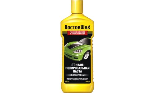 Полироль кузова Doctor Wax Polishing Compound & Scratch Remover, удаляет царапины, восстанавливает цвет, бутылка 236мл, арт. DW8307