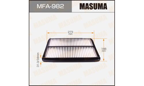 Фильтр воздушный Masuma A-859, арт. MFA-982