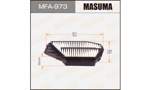 Фильтр воздушный Masuma A-850, арт. MFA-973