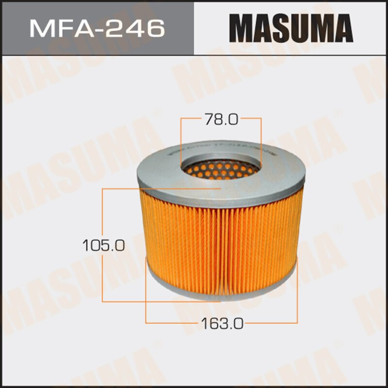

Фильтр воздушный Masuma A-123, арт. MFA-246