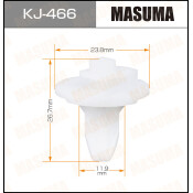Клипса крепежная Masuma KJ-466 (OEM 76817-12060)