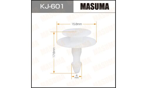 Клипса крепёжная дефлектора воздухозаборника салона Masuma, для Nissan, арт. KJ-601