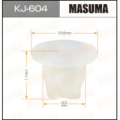 Клипса крепёжная брызговиков и крыльев Masuma, для Nissan, арт. KJ-604