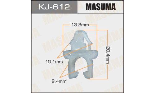 Клипса крепёжная трубок стеклоомывателя Masuma, для Nissan, арт. KJ-612