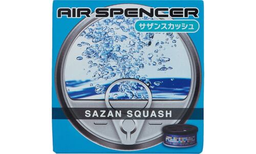 Ароматизатор на торпедо Eikosha Spirit Refill Sazan Squash (Цитрусовый коктейль), меловой, баночка 40г, арт. A-28