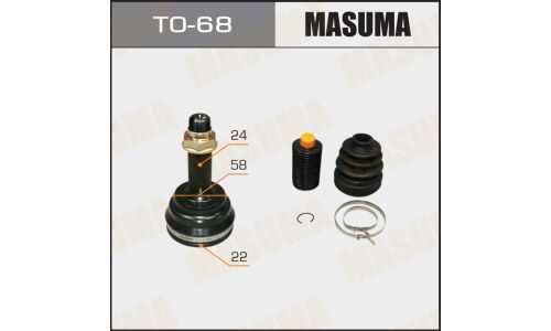 ШРУС Masuma, 22x58x24мм, арт. TO-68