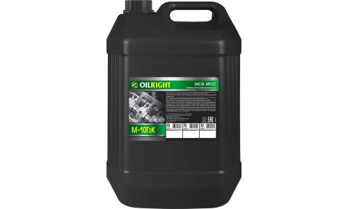 Масло моторное OILRIGHT М-10Г2К SAE 30, минеральное, API CC, для дизельного двигателя, 20л, арт. 2500