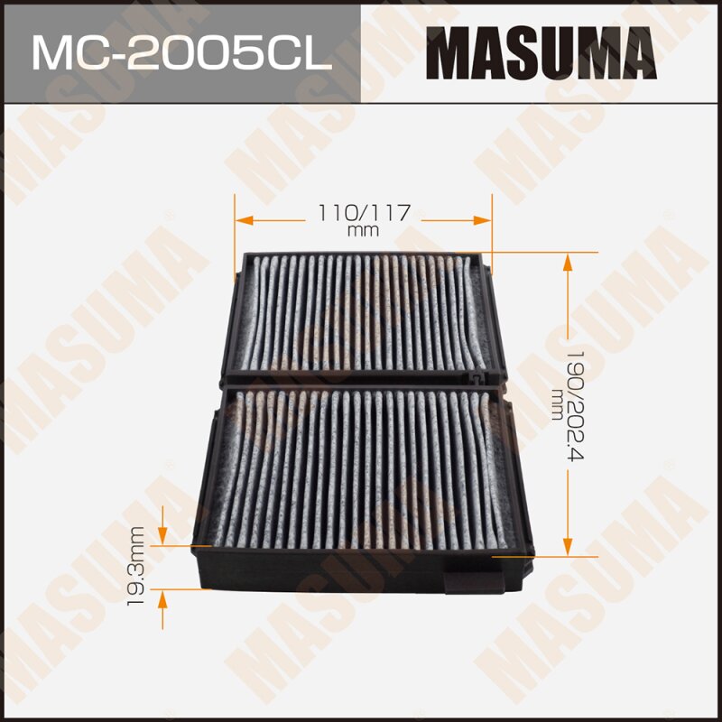 

Фильтр салонный Masuma AC-1882 угольный, арт. MC-2005CL