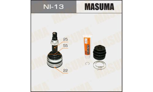 ШРУС Masuma, наружный, 22x55x25мм, арт. NI-13