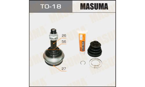 ШРУС Masuma, 27x56x26мм, арт. TO-18
