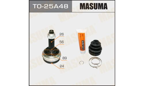 ШРУС Masuma, 24x56x26x48мм, арт. TO-25A48