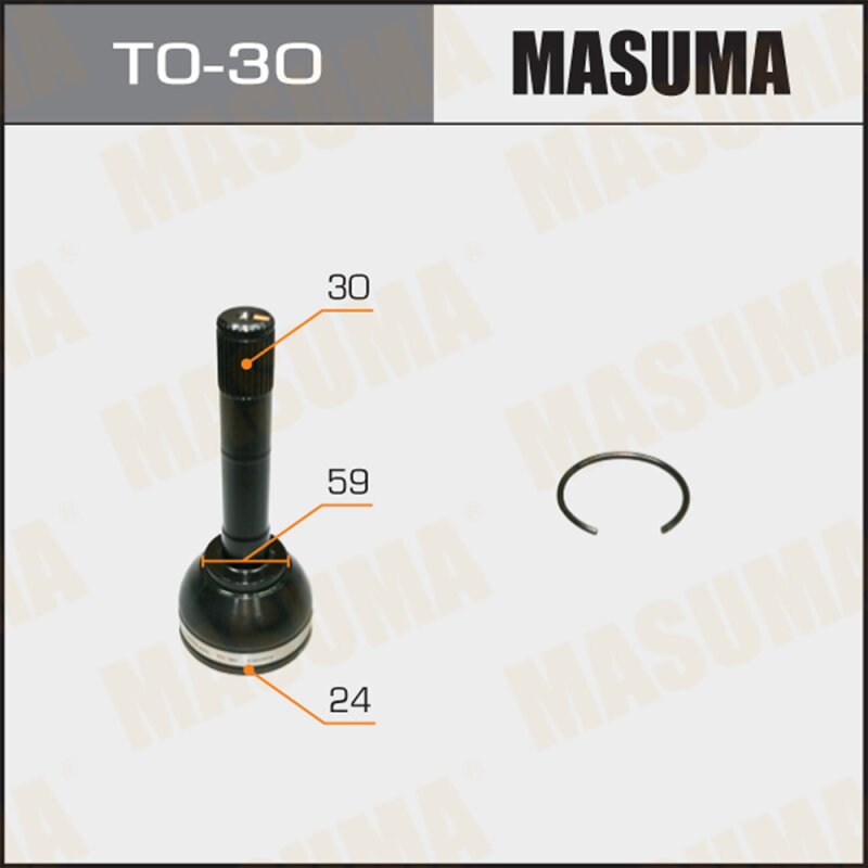 

ШРУС MASUMA 24x59x30 (1/6) пыльник не требуется