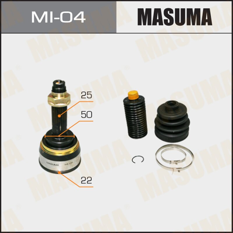 

ШРУС MASUMA 22x50x25 (1/6)
