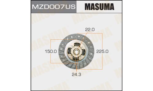 Диск сцепления Masuma, арт. MZD007US