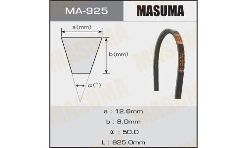 Ремень клиновидный "Masuma"  OEM_90916-02301