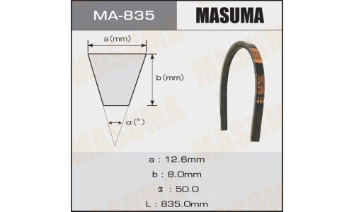 Ремень клиновидный "Masuma" OEM_RFG1-18-381A/B