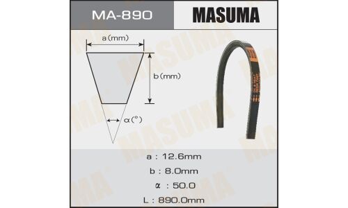 Ремень клиновидный "Masuma" OEM_RF71-18-381B