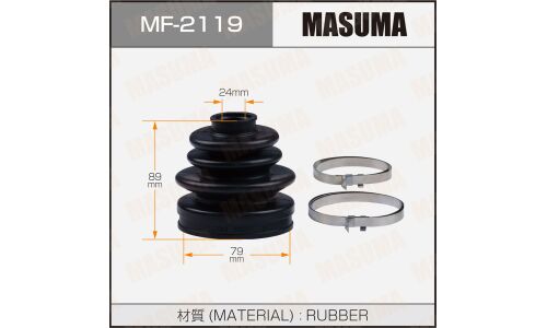 Пыльник привода Masuma, резина, арт. MF-2119