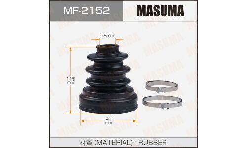 Пыльник привода Masuma, резина, арт. MF-2152