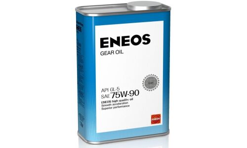 Масло трансмиссионное Eneos Gear Oil 75w90, синтетическое, API GL-5, для МКПП, дифференциалов, раздаточных коробок и мостов, 1л, арт. oil1366/8809478942568