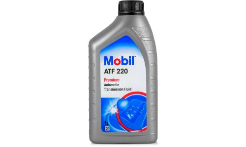 Масло трансмиссионное Mobil ATF-220 D-II, минеральное, Dexron II, для АКПП и ГУР, 1л, арт. 152647/142106