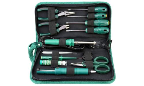 Набор инструментов SATA электромонтажный, комплект 13 предметов, арт. 03710