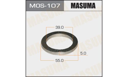 Кольцо уплотнительное выхлопной трубы Masuma, 39x55мм, арт. MOS-107