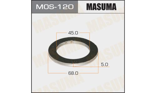 Кольцо уплотнительное выхлопной трубы Masuma, 45x68мм, арт. MOS-120