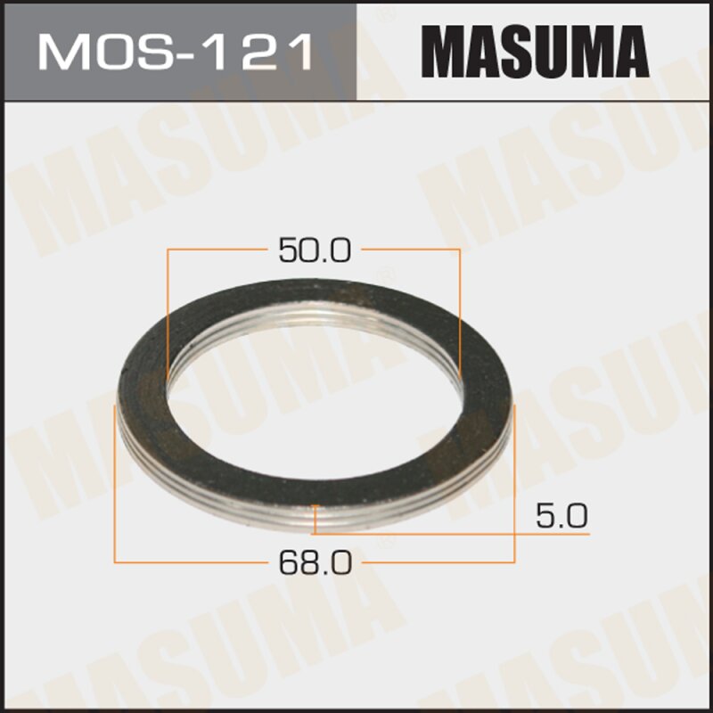 

Упл.кольцо под выхл.коллект. "MASUMA" 50 х 68*
