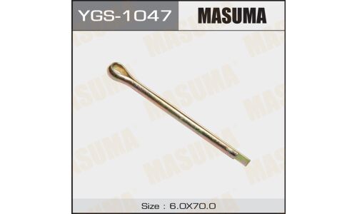 Шплинт MASUMA YGS-1047 6x70mm, 50 шт