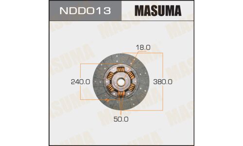 Диск сцепления Masuma (380х240х18х50мм), арт. NDD013