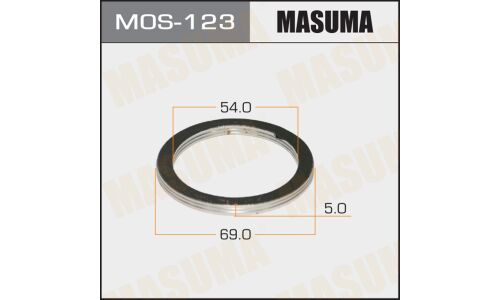 Кольцо уплотнительное глушителя Masuma 54х69 уп. 20шт, MOS-123