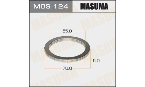 Кольцо уплотнительное выхлопной трубы Masuma, 55x70мм, арт. MoS-124