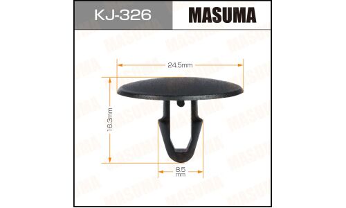 Клипса крепёжная шумоизоляции капота Masuma, для Toyota, арт. KJ-326