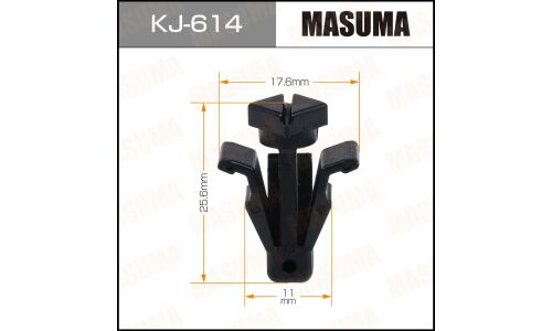 Клипса крепёжная решетки радиатора Masuma, для Nissan, арт. KJ-614