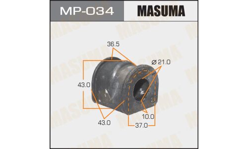 Втулка стабилизатора "Masuma" /rear/ Bighorn UBS69 к-т2шт.