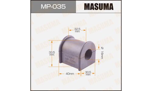 Втулка стабилизатора MASUMA (front) MP-035