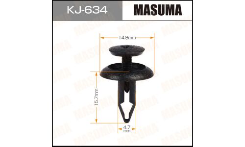 Клипса крепёжная деталей кузова Masuma, для Nissan, арт. KJ-634