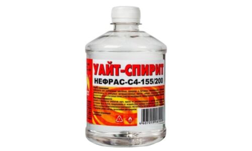 Уайт-спирит Вершина НЕФРАС С-4-155/200, для обезжиривания поверхностей и разбавления красок, 500мл