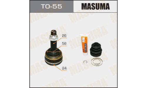 ШРУС Masuma, 24x58x26мм, арт. TO-55