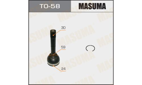 ШРУС Masuma, 24x59x30мм, арт. TO-58
