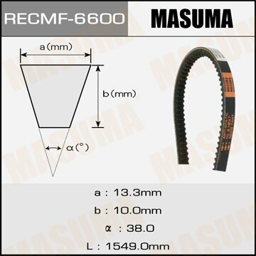 

Ремень клиновидный "Masuma" рк.6600