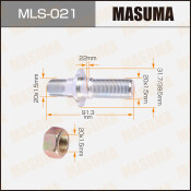 Шпилька колесная Masuma MLS-021, для грузовиков HINO, M20x1.5(L), M20x1.5(R), длина 91.5мм