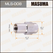 Гайка колесная Masuma MLS-008, закрытая, M14x1.5(R), длина 41.2мм, плоская посадка, под ключ 21мм