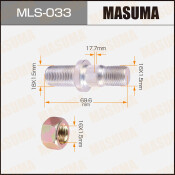 Шпилька колесная Masuma MLS-033, для грузовиков Nissan, M16x1.5(R), M18x1.5(L), длина 68.6мм