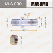 Шпилька колесная Masuma MLS-039, для грузовиков Isuzu, M22x1.5(R), M24x1.5(L), длина 89мм