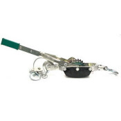 Лебедка рычажная, трос, 3 крюка, нагрузка до 4т, длина 2.4м Лебедка рычажная, трос, 3 крюка, нагрузка до 4т, длина 2.4м