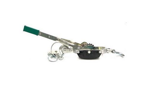 Лебедка рычажная, трос, 3 крюка, нагрузка до 4т, длина 2.4м