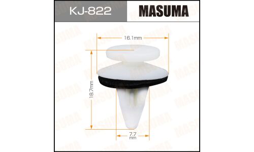 Клипса крепёжная вставка двери багажника Masuma, для Mitsubishi, арт. KJ-822